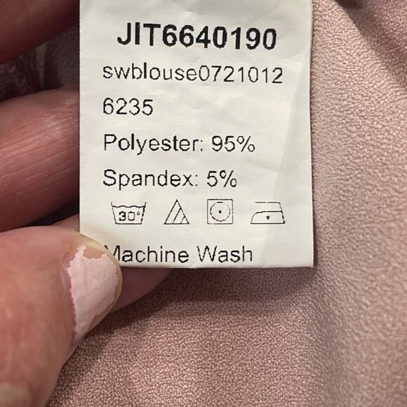 Shein Curve womens mauve pink top Sz 3xl - Picture 7 of 8